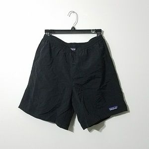 Patagonia black swim trunks